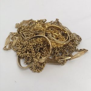 K18 地金リング・ネックレス